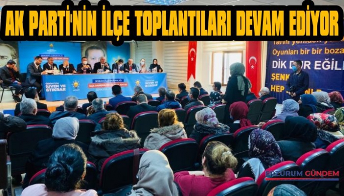 AK Parti'nin İlçe Toplantıları Devam Ediyor