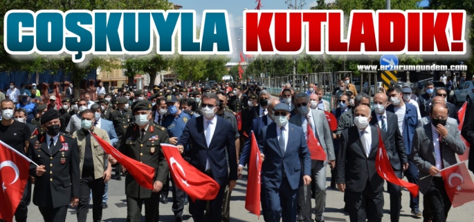 Atatürk'ün Erzurum'a Gelişi Coşkuyla Kutlandı