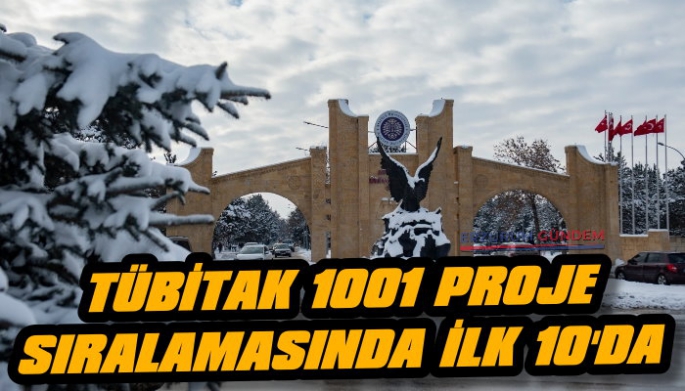 Atatürk Üniversitesi 1001 Proje Sıralamasında İlk 10’da