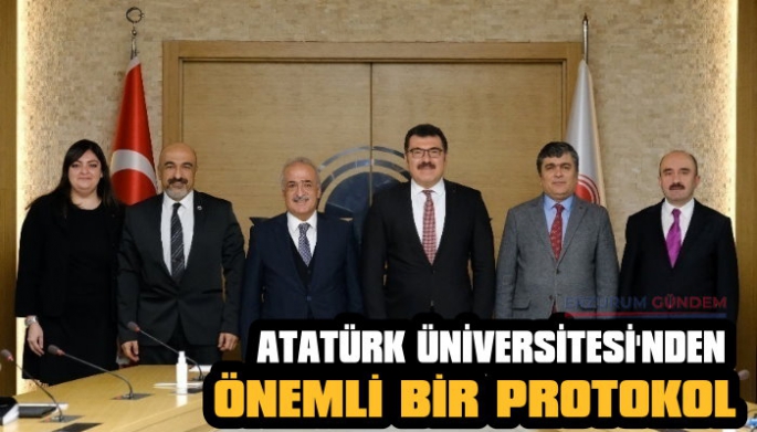 Atatürk Üniversitesinden Önemli Bir Protokol Daha