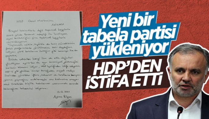 Ayhan Bilgen HDP'den İstifa Etti