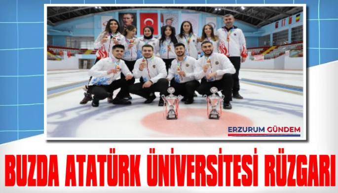 Buzda Atatürk Üniversitesi Rüzgârı…