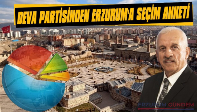 Deva Partisinden Erzurum’a Seçim Anketi