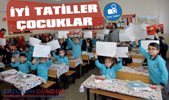 Erzurum’da 167 Bin Öğrenci Karne Aldı