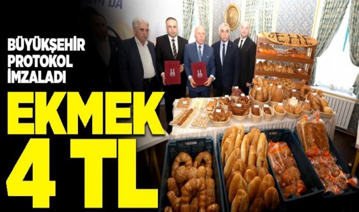 Erzurum'da Ekmek 4 TL