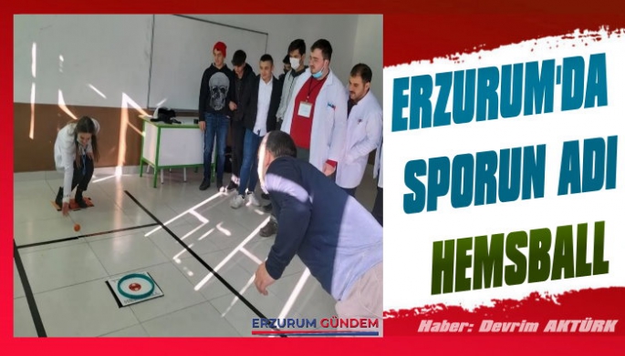 Erzurum'da Hemsball Sporuna İlgi Artıyor