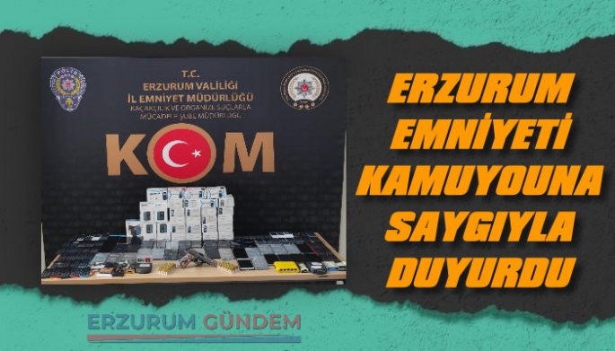 Erzurum'da KOM Şube 36 Olayı Aydınlattı