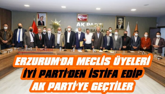 İYİ Parti'den İstifa Edip AK Parti'ye Geçtiler