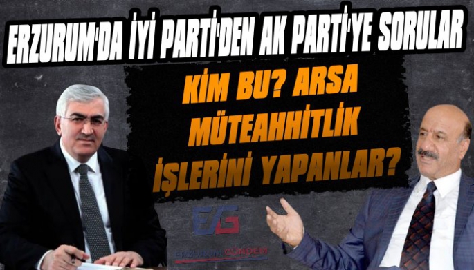 İYİ Partili Melih Kırkpınar'dan AK Partili Öz'e Sorular