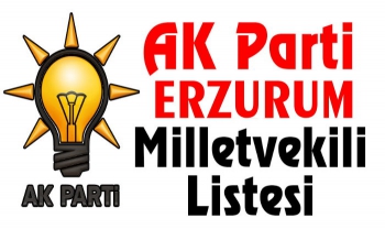 AK Parti Erzurum Milletvekili Listesi 