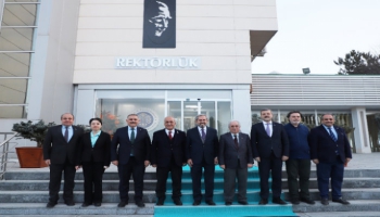 Araştırma Üniversitesi Rektörlerinden Atatürk Üniversitesine Ziyaret