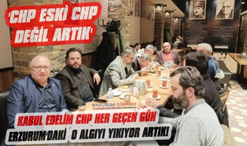 CHP Erzurum Basınıyla İftarda Buluştu