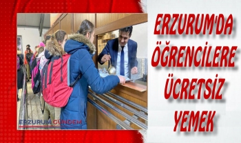 Erzurum’da 44 Bin Öğrenciye Ücretsiz Yemek
