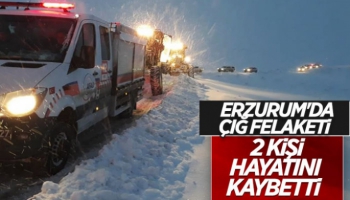 Erzurum'da Çığ Felaketi: 2 Ölü