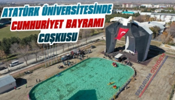 Erzurum'da Cumhuriyet Bayramı Kutlandı
