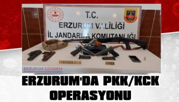 Erzurum'da PKK/KCK Operasyonu