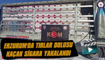 Erzurum Merkezli Kaçak Sigara Operasyonu