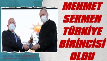 Mehmet Sekmen Türkiye Birincisi Oldu