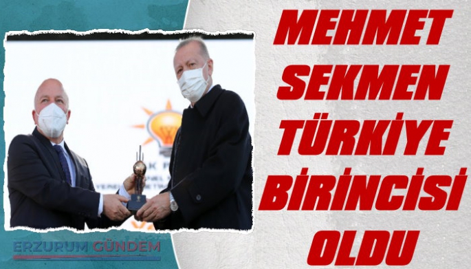 Mehmet Sekmen Türkiye Birincisi Oldu
