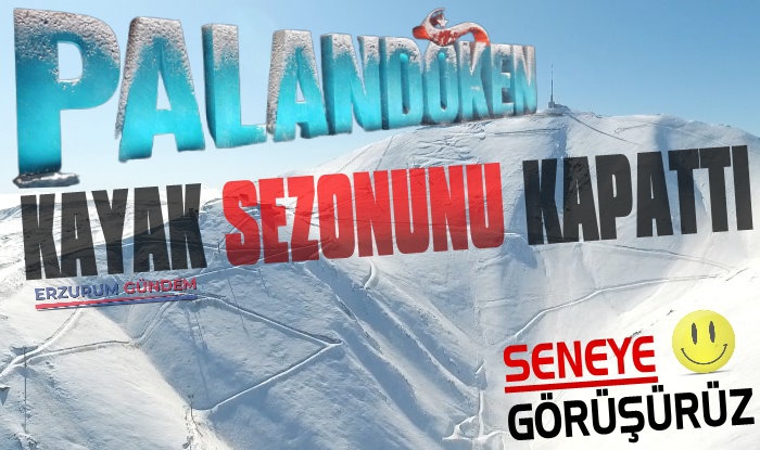 Palandöken'de Kayak Sezonu Kapandı