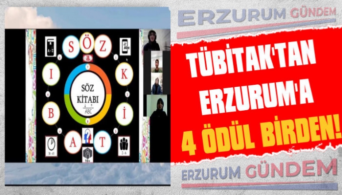 TÜBİTAK'tan Erzurum'a 4 Ödül Birden!