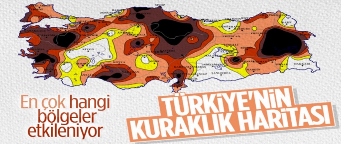Türkiye’nin 9 Aylık Kuraklık Haritası